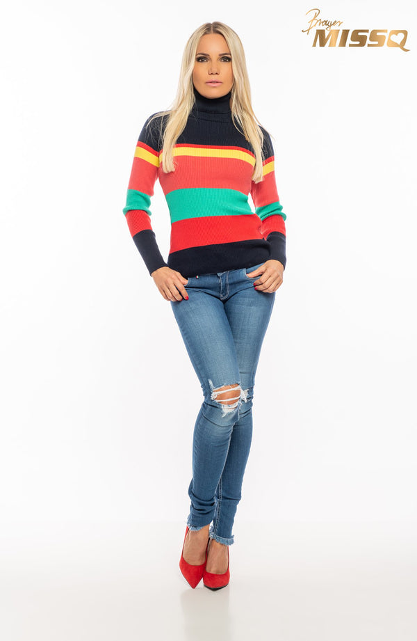 MissQ Classic Turtle or Round Neck Knitted Sweater