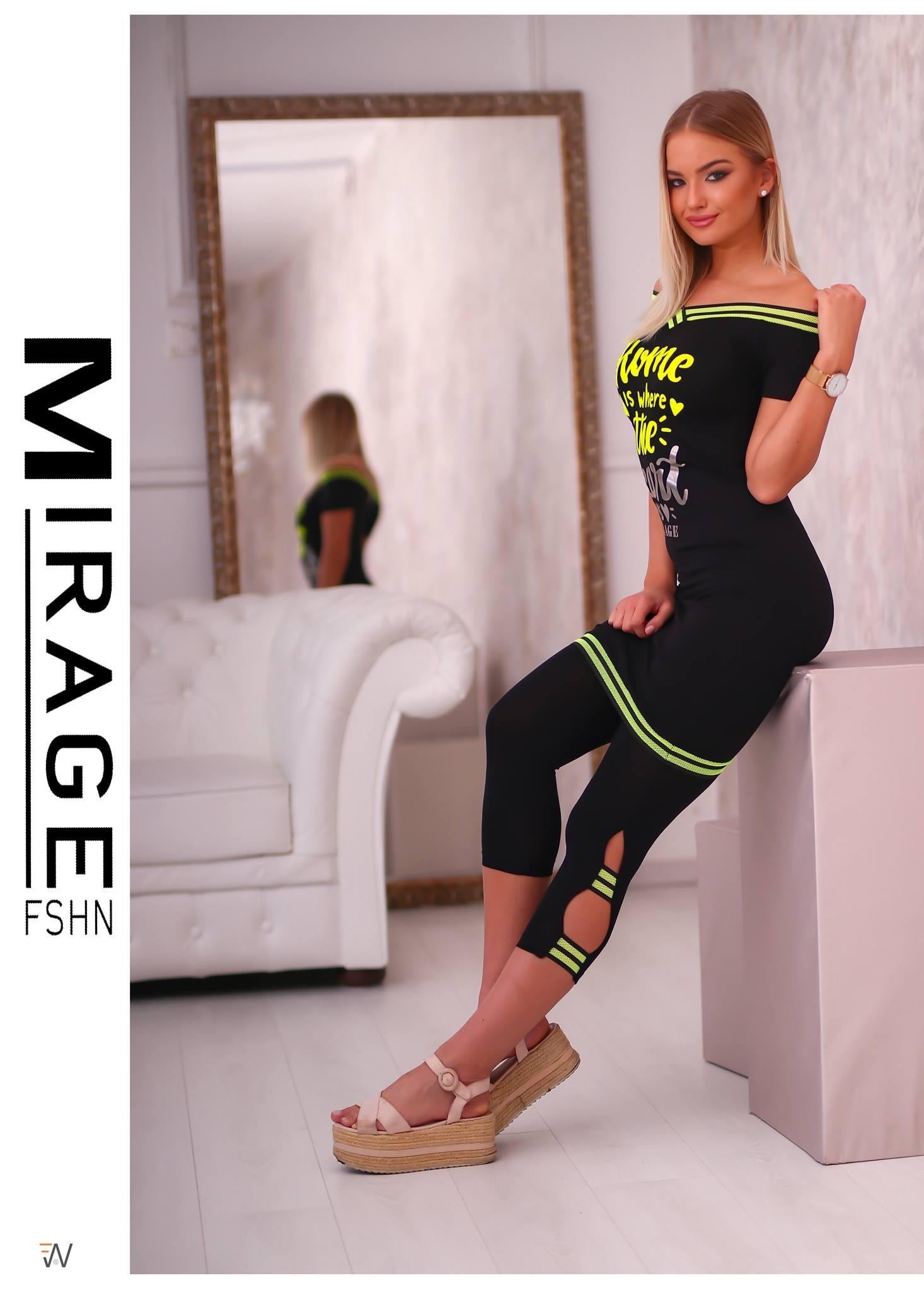 Mirage Home Neon & Black Dress