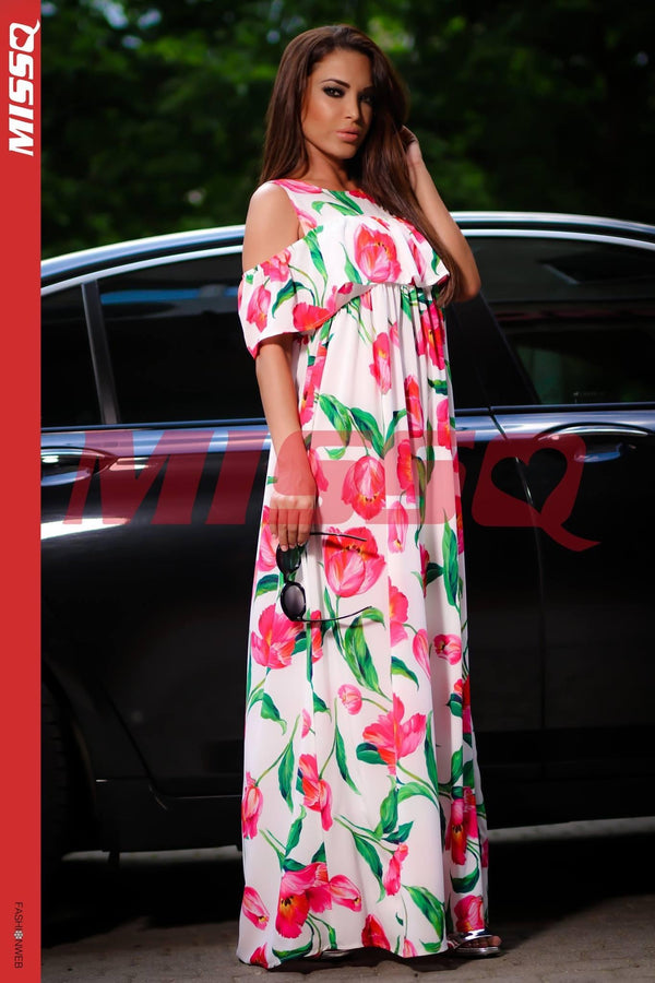 MissQ UVE Luxury Silk Maxi Dress