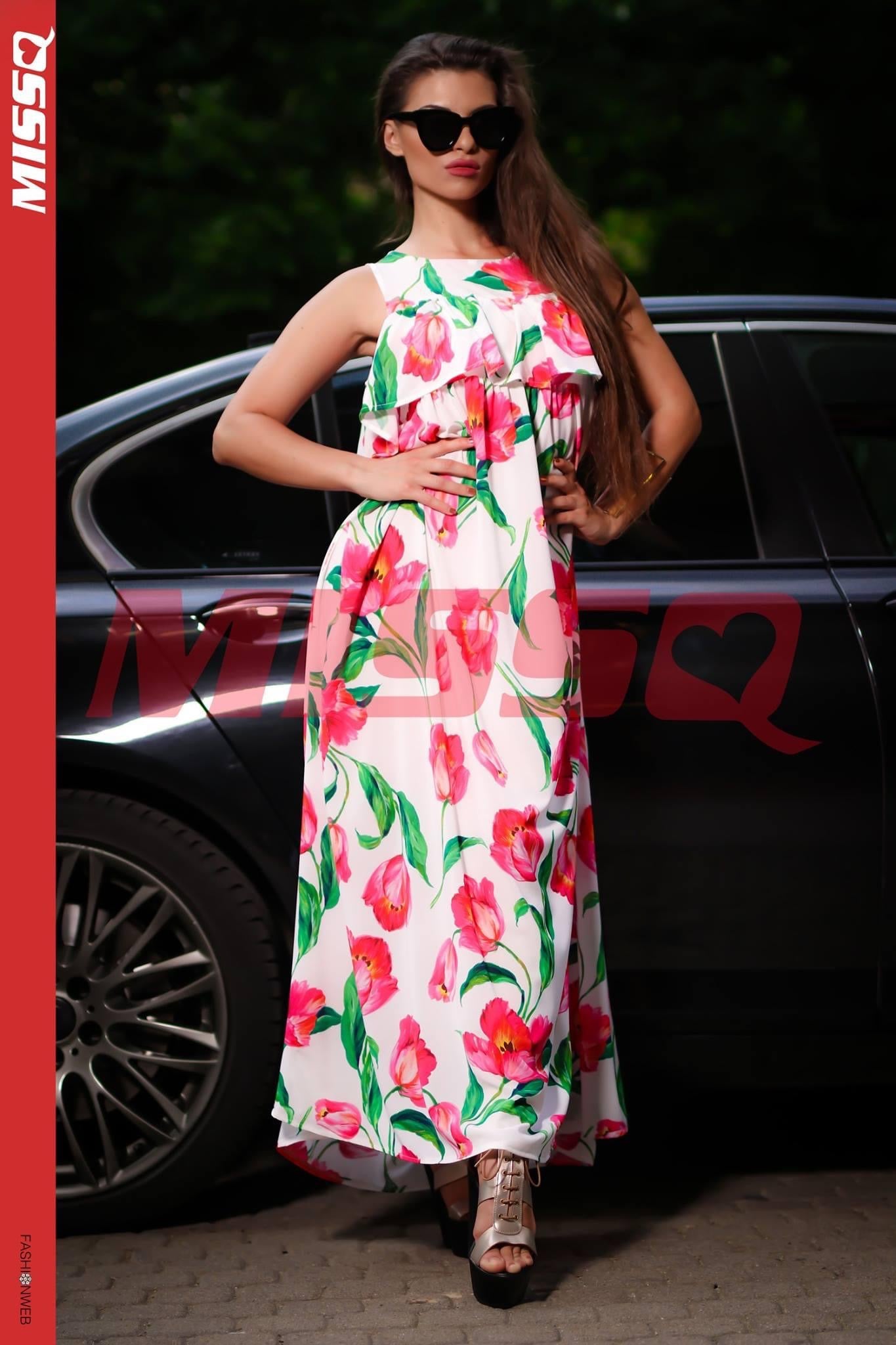 MissQ UVE Luxury Silk Maxi Dress