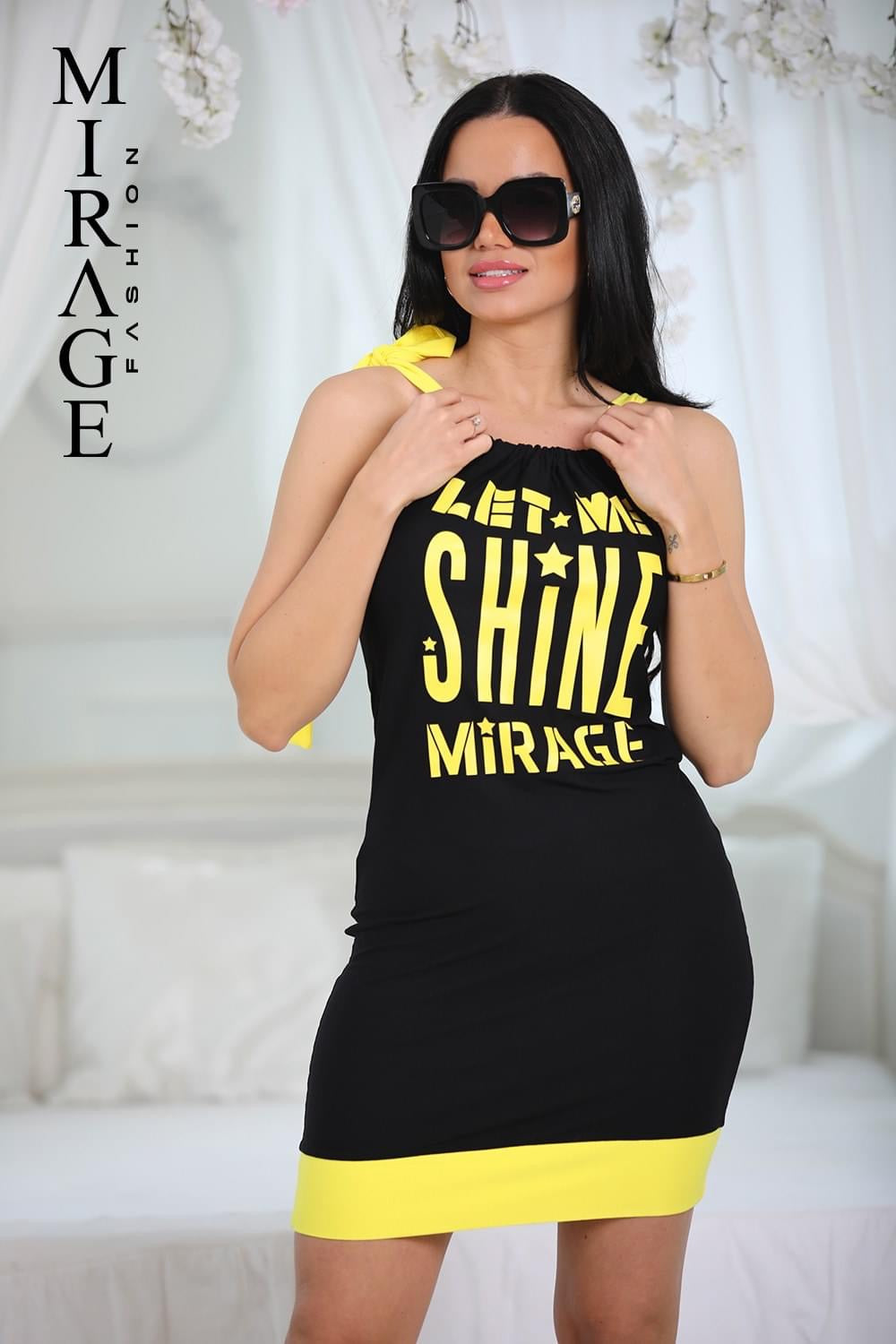 Mirage Summer Black Opened Back Dress