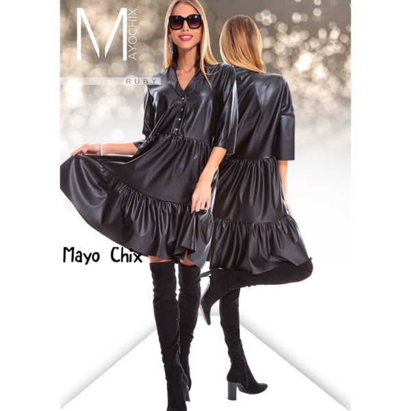 Mayo Chix PU Leather Dress